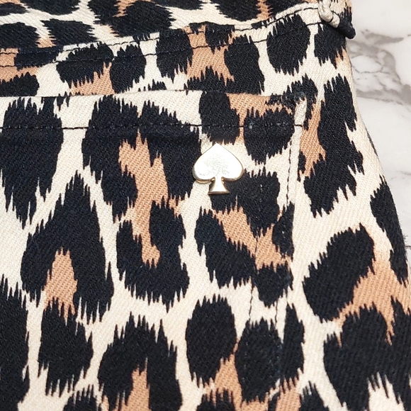 Kate Spade Leopard Print Skinny Jeans - Picture 8 of 9